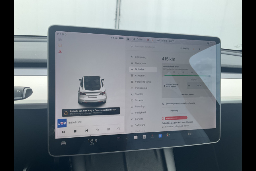 Tesla Model Y Long Range AWD 75 kWh Pano Autopilot Leder Stoelverw Cam NL-Auto!