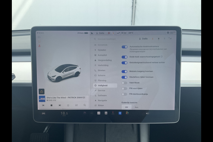 Tesla Model Y Long Range AWD 75 kWh Pano Autopilot Leder Stoelverw Cam NL-Auto!