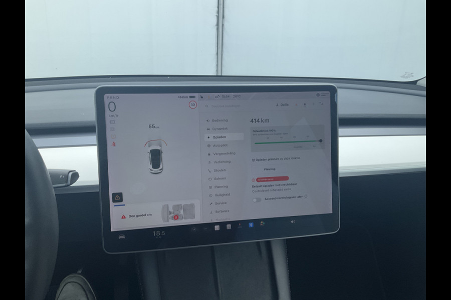 Tesla Model Y Long Range AWD 75 kWh Pano Autopilot Leder Stoelverw Cam NL-Auto!