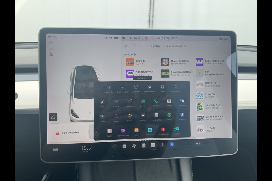 Tesla Model Y Long Range AWD 75 kWh Pano Autopilot Leder Stoelverw Cam NL-Auto!