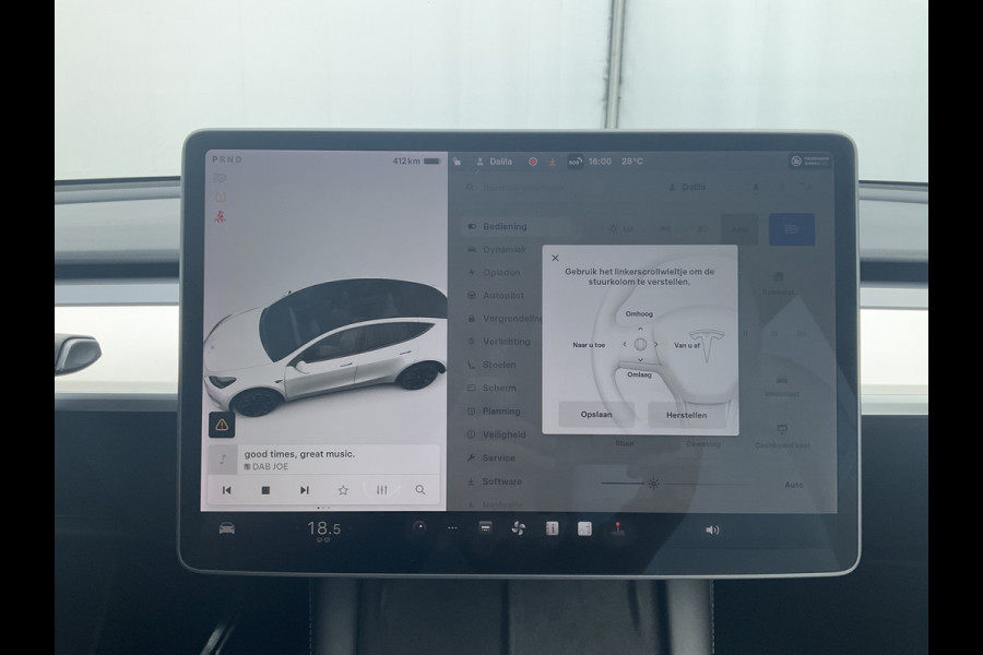 Tesla Model Y Long Range AWD 75 kWh Pano Autopilot Leder Stoelverw Cam NL-Auto!