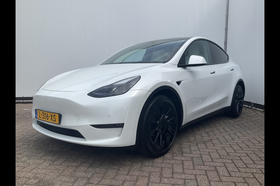 Tesla Model Y Long Range AWD 75 kWh Pano Autopilot Leder Stoelverw Cam NL-Auto!