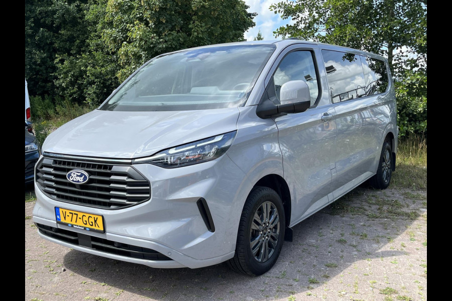 Ford Transit Custom 320 2.0 TDCI L2H1 Limited SCI | 136pk Automaat | DC | Adaptieve Cruise | Stoelverwarming | Achteruitrijcamera | Trekhaak | Dubbele Cabine