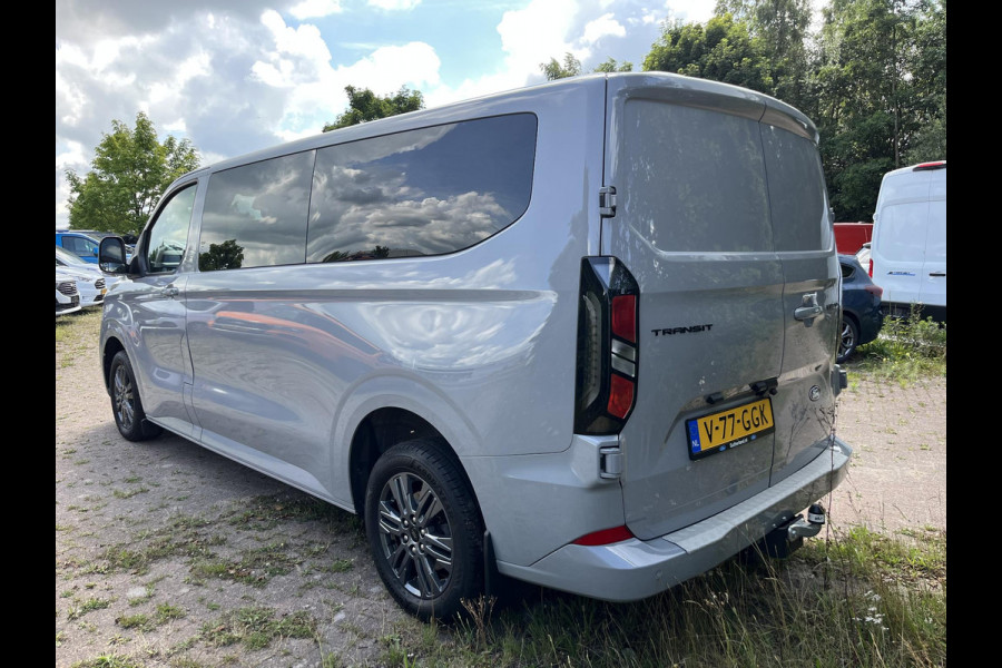 Ford Transit Custom 320 2.0 TDCI L2H1 Limited SCI | 136pk Automaat | DC | Adaptieve Cruise | Stoelverwarming | Achteruitrijcamera | Trekhaak | Dubbele Cabine