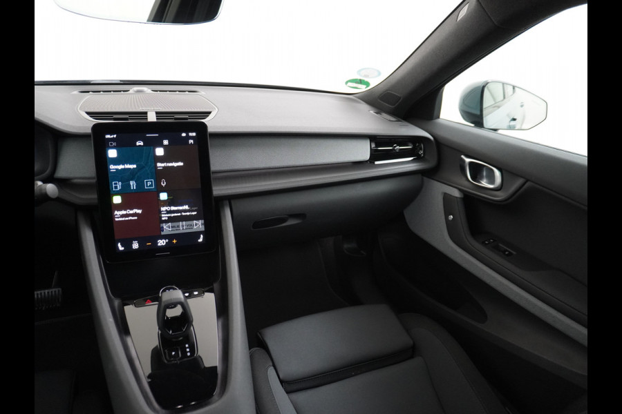 Polestar 2 AUT. 408 pk Long Range Dual Motor 78kWh Trekhaak Panoramadak Keyless-Start-Open(via GSM!) Electr.Stoelen Verwarmd+Achterbank+Stu Verkeersbord detectie Regen-Lichtsensor Virtual-Cockpit Home-Link Uitparkeer+Bots waarschuwing Autonoom-Rem Lane Assist Keyless Connected services Draadloze telefoonlader 1.500kg Trekvermogen 660Nm! €61.000 nieuw!