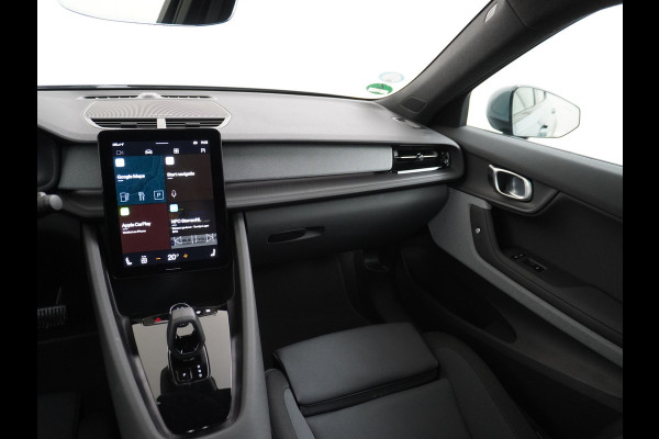 Polestar 2 AUT. 408 pk Long Range Dual Motor 78kWh Trekhaak Panoramadak Keyless-Start-Open(via GSM!) Electr.Stoelen Verwarmd+Achterbank+Stu Verkeersbord detectie Regen-Lichtsensor Virtual-Cockpit Home-Link Uitparkeer+Bots waarschuwing Autonoom-Rem Lane Assist Keyless Connected services Draadloze telefoonlader 1.500kg Trekvermogen 660Nm! €61.000 nieuw!