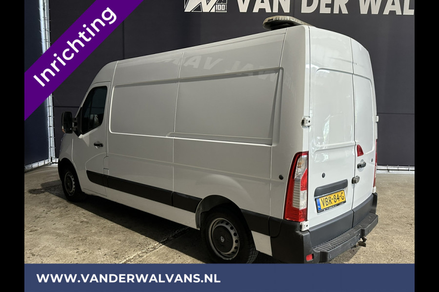 Opel Movano 2.3 CDTI 146pk L2H2 Inrichting Euro6 Airco | Camera | Navigatie | Omvormer 3000 Cruiscontrol, 2500kg Trekhaak, Parkeersensoren, Bijrijdersbank