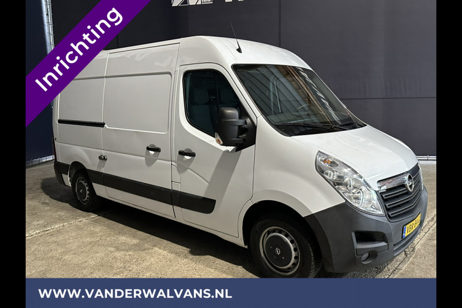 Opel Movano 2.3 CDTI 146pk L2H2 Inrichting Euro6 Airco | Camera | Navigatie | Omvormer 3000 Cruiscontrol, 2500kg Trekhaak, Parkeersensoren, Bijrijdersbank