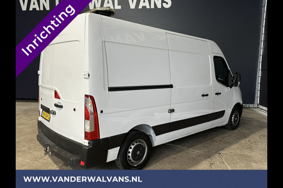 Opel Movano 2.3 CDTI 146pk L2H2 Inrichting Euro6 Airco | Camera | Navigatie | Omvormer 3000 Cruiscontrol, 2500kg Trekhaak, Parkeersensoren, Bijrijdersbank