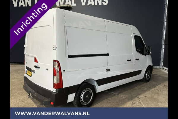 Opel Movano 2.3 CDTI 146pk L2H2 Inrichting Euro6 Airco | Camera | Navigatie | Omvormer 3000 Cruiscontrol, 2500kg Trekhaak, Parkeersensoren, Bijrijdersbank