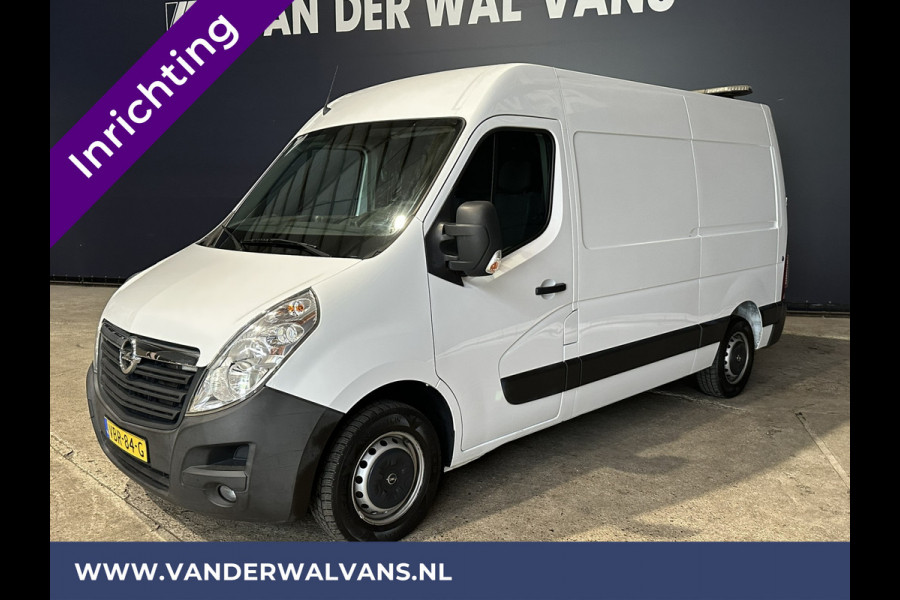 Opel Movano 2.3 CDTI 146pk L2H2 Inrichting Euro6 Airco | Camera | Navigatie | Omvormer 3000 Cruiscontrol, 2500kg Trekhaak, Parkeersensoren, Bijrijdersbank