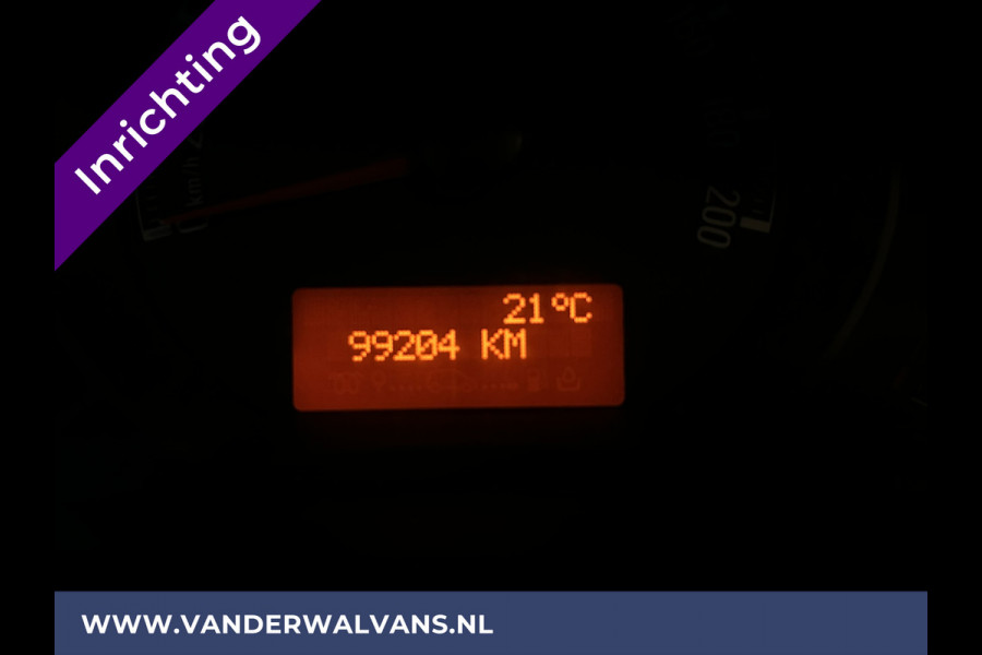Opel Movano 2.3 CDTI 146pk L2H2 Inrichting Euro6 Airco | Camera | Navigatie | Omvormer 3000 Cruiscontrol, 2500kg Trekhaak, Parkeersensoren, Bijrijdersbank