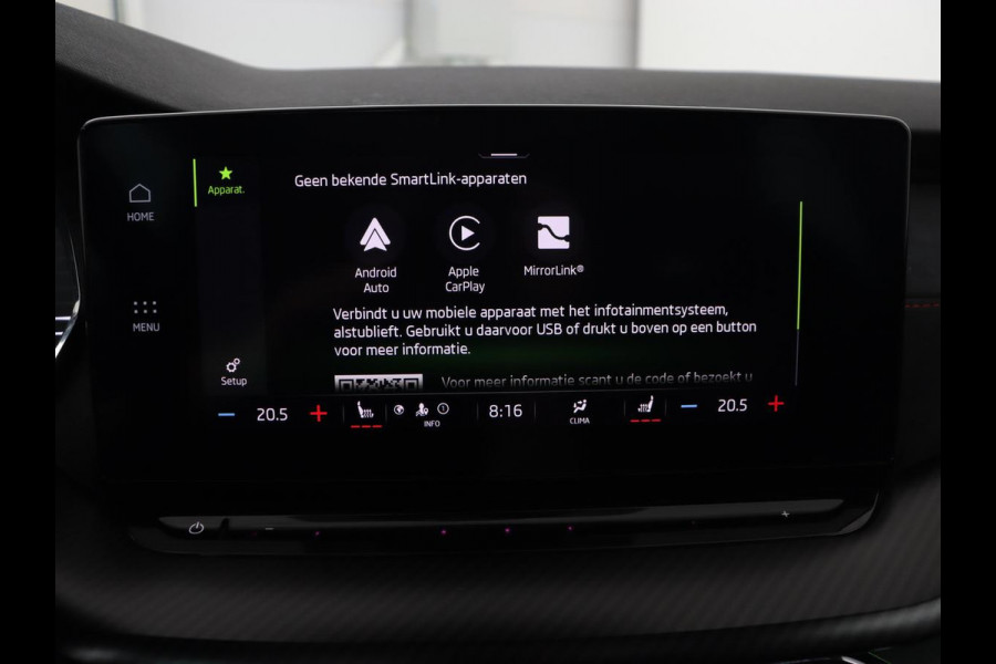 Škoda Octavia Skoda Octavia 1.4 TSI RS iV PHEV | Panoramadak | Head-Up | Stoel & stuurverwarming | Adaptive cruise | Standkachel | Matrix LED  | Camera | Memory | Virtual Cockpit | Side Assist | Achterbankverwarming