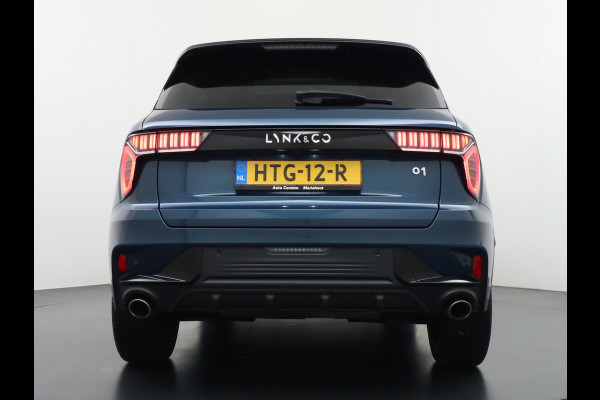 Lynk & Co 01 1.5 PHEV AUT-7 261pk Pano-Schuif-K-dak 20" 360°Camera Apple Carplay Android Auto Adaptive-Cruise Navi Pdc Ecc Keyless Led Plug-I Elek.Memory.Stoel File assistent Dodehoek detector Elektrisch bedienbare achterklep Rijstrooksensor Wifi Verkeersbord detectie 425Nm koppel 3,7kw laadvermogen A-label Euro 6 Hybride Benzine/Elektrisch rijden tot ca.69km 1.800kg trekvermogen