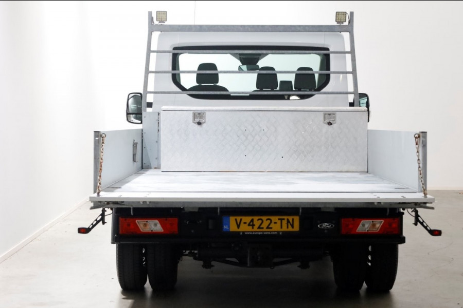 Ford Transit 350 2.0 TDCI 130pk E6 L2H1 Trend Open laadbak Dubbel Lucht Trekhaak 2800kg 11-2018