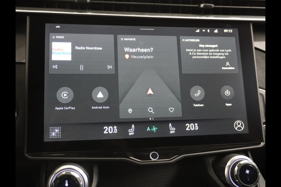 Lynk & Co 01 1.5 PHEV AUT-7 261pk Pano-Schuif-K-dak 20" 360°Camera Apple Carplay Android Auto Adaptive-Cruise Navi Pdc Ecc Keyless Led Plug-I Elek.Memory.Stoel File assistent Dodehoek detector Elektrisch bedienbare achterklep Rijstrooksensor Wifi Verkeersbord detectie 425Nm koppel 3,7kw laadvermogen A-label Euro 6 Hybride Benzine/Elektrisch rijden tot ca.69km 1.800kg trekvermogen