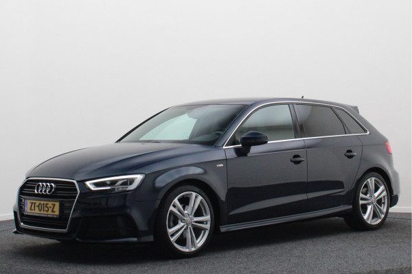 Audi A3 Sportback 35 TFSI CoD Sport S Line Edition Leer/Stof, Climate, Cruise, Navigatie, Bluetooth, LED, Premium Sound, 18''