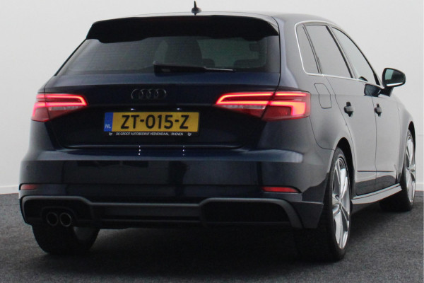 Audi A3 Sportback 35 TFSI CoD Sport S Line Edition Leer/Stof, Climate, Cruise, Navigatie, Bluetooth, LED, Premium Sound, 18''