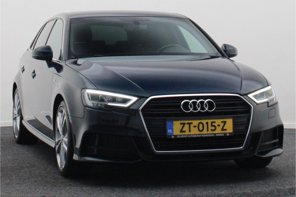 Audi A3 Sportback 35 TFSI CoD Sport S Line Edition Leer/Stof, Climate, Cruise, Navigatie, Bluetooth, LED, Premium Sound, 18''