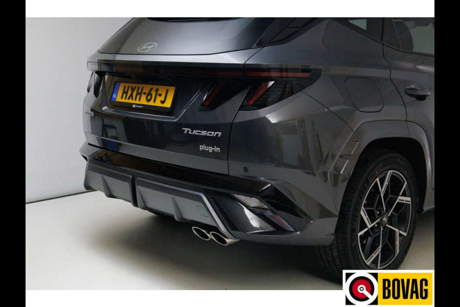 Hyundai Tucson 1.6 T-GDI PHEV N Line Sky 4WD 252 PK PHEV | Panoramadak | Leer/alcantara | HUD | 360 camera Adaptive cruise met fileassistent. Stoelverwarming/koeling, Electrische achterklep. Krell audio