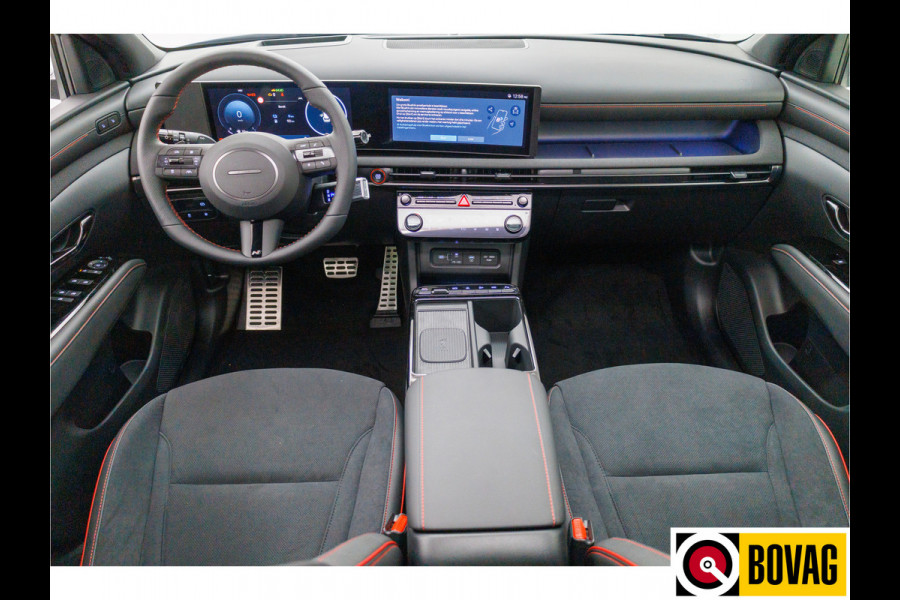 Hyundai Tucson 1.6 T-GDI PHEV N Line Sky 4WD 252 PK PHEV | Panoramadak | Leer/alcantara | HUD | 360 camera Adaptive cruise met fileassistent. Stoelverwarming/koeling, Electrische achterklep. Krell audio