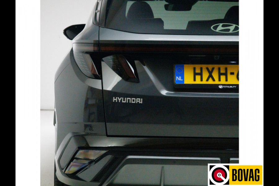 Hyundai Tucson 1.6 T-GDI PHEV N Line Sky 4WD 252 PK PHEV | Panoramadak | Leer/alcantara | HUD | 360 camera Adaptive cruise met fileassistent. Stoelverwarming/koeling, Electrische achterklep. Krell audio
