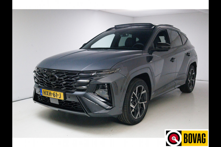 Hyundai Tucson 1.6 T-GDI PHEV N Line Sky 4WD 252 PK PHEV | Panoramadak | Leer/alcantara | HUD | 360 camera Adaptive cruise met fileassistent. Stoelverwarming/koeling, Electrische achterklep. Krell audio
