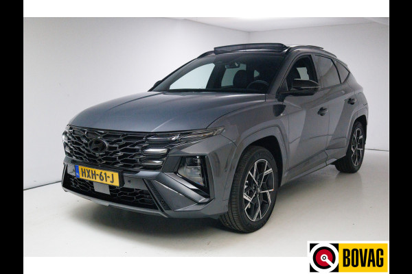 Hyundai Tucson 1.6 T-GDI PHEV N Line Sky 4WD 252 PK PHEV | Panoramadak | Leer/alcantara | HUD | 360 camera Adaptive cruise met fileassistent. Stoelverwarming/koeling, Electrische achterklep. Krell audio