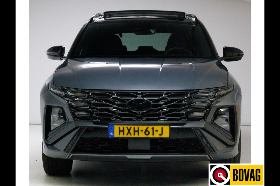 Hyundai Tucson 1.6 T-GDI PHEV N Line Sky 4WD 252 PK PHEV | Panoramadak | Leer/alcantara | HUD | 360 camera Adaptive cruise met fileassistent. Stoelverwarming/koeling, Electrische achterklep. Krell audio
