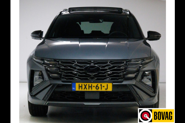Hyundai Tucson 1.6 T-GDI PHEV N Line Sky 4WD 252 PK PHEV | Panoramadak | Leer/alcantara | HUD | 360 camera Adaptive cruise met fileassistent. Stoelverwarming/koeling, Electrische achterklep. Krell audio