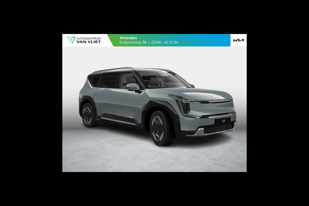 Kia EV9 Plus 99.8 kWh | Snel leverbaar | Clima | Navi | 7-pers. | Adapt. Cruise | Stoel-/stuurverwarming | 360 camera Kia EV9 Plus 99.8 kWh | Snel leverbaar | Clima | Navi | 7-pers. | Adapt. Cruise | Stoel-/stuurverwarming | 360 camera