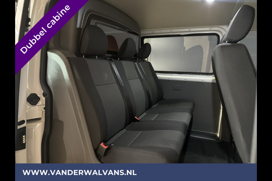 Volkswagen Transporter 2.0 TDI L2H1 Dubbele Cabine Euro6 Airco | 5-Zits | Navigatie | Trekhaak | Apple Carplay Android Auto, Cruisecontrol, Parkeersensoren