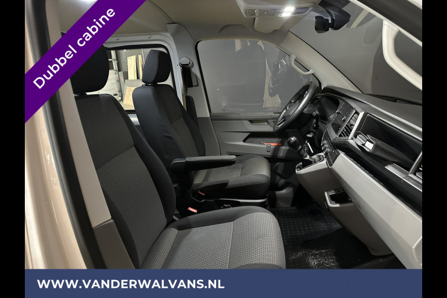 Volkswagen Transporter 2.0 TDI L2H1 Dubbele Cabine Euro6 Airco | 5-Zits | Navigatie | Trekhaak | Apple Carplay Android Auto, Cruisecontrol, Parkeersensoren