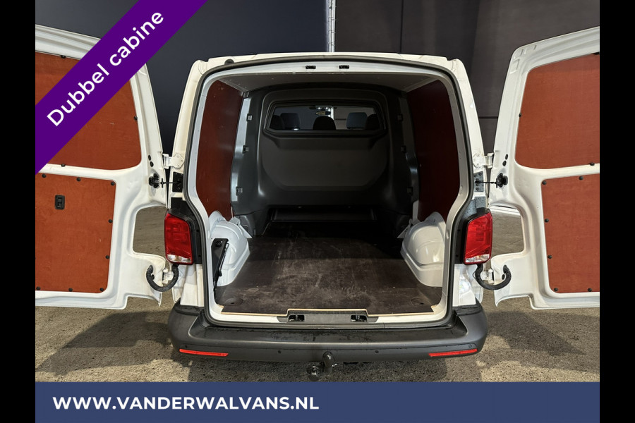 Volkswagen Transporter 2.0 TDI L2H1 Dubbele Cabine Euro6 Airco | 5-Zits | Navigatie | Trekhaak | Apple Carplay Android Auto, Cruisecontrol, Parkeersensoren