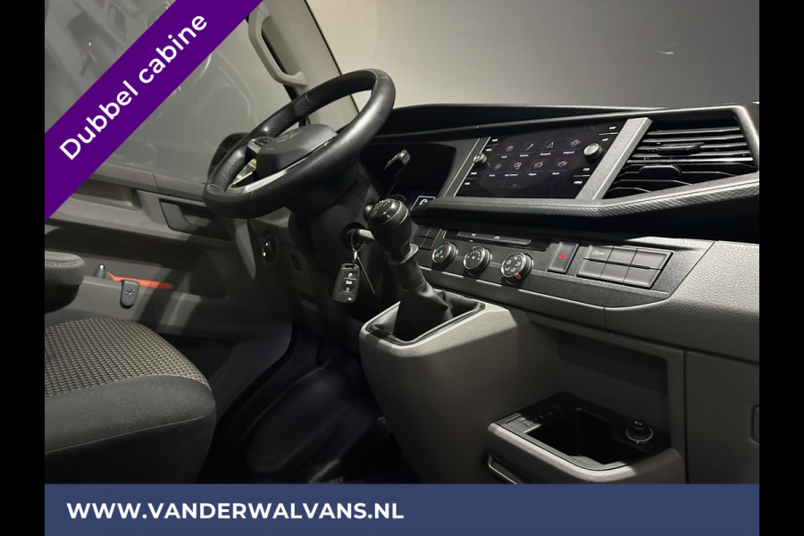 Volkswagen Transporter 2.0 TDI L2H1 Dubbele Cabine Euro6 Airco | 5-Zits | Navigatie | Trekhaak | Apple Carplay Android Auto, Cruisecontrol, Parkeersensoren