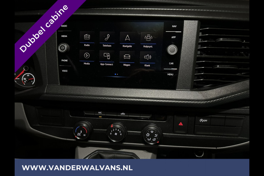 Volkswagen Transporter 2.0 TDI L2H1 Dubbele Cabine Euro6 Airco | 5-Zits | Navigatie | Trekhaak | Apple Carplay Android Auto, Cruisecontrol, Parkeersensoren
