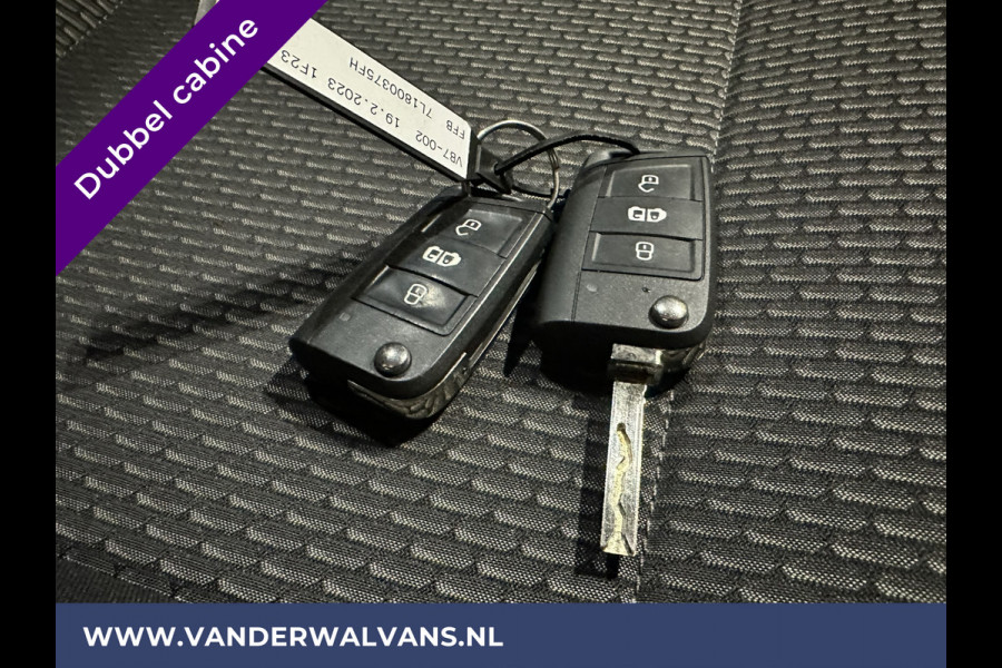 Volkswagen Transporter 2.0 TDI L2H1 Dubbele Cabine Euro6 Airco | 5-Zits | Navigatie | Trekhaak | Apple Carplay Android Auto, Cruisecontrol, Parkeersensoren