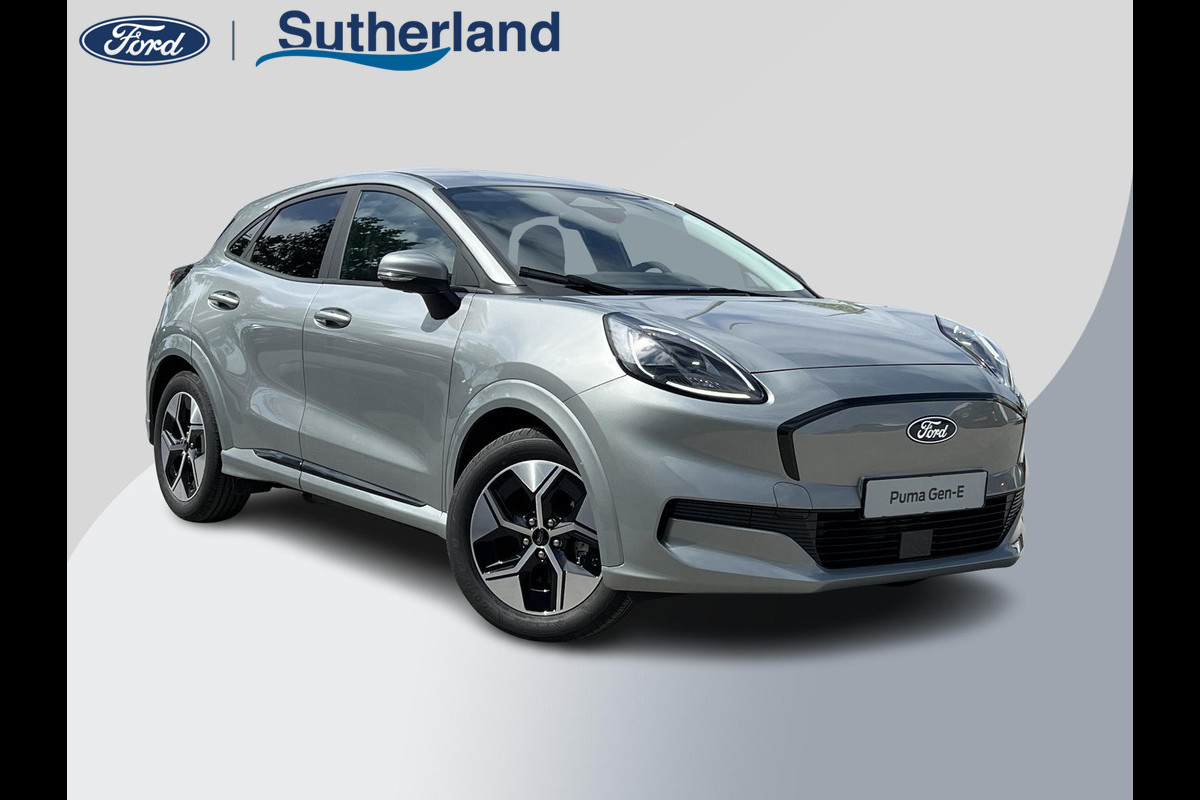 Ford Puma Gen-E SUV Gen-E FWD (43,6 kWh) Solar Silver | Comfort Pack | Winter Pack | Ford Voorraad | Incl. 3.000,- Ford voordeel Ford Puma Gen-E SUV Gen-E FWD (43,6 kWh) Solar Silver | Comfort Pack | Winter Pack | Ford Voorraad | Incl. 3.000,- Ford voordeel