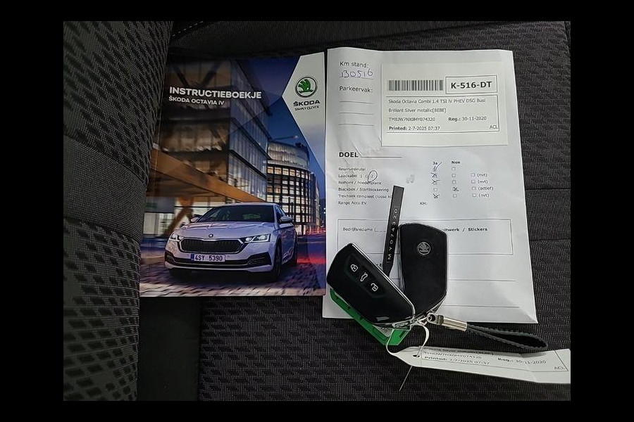 Škoda Octavia Combi 1.4 TSI AUTOMAAT iV 150 pk PHEV Business Edition Plus, vele opties, trekh,1e eigenaar, Originele NL auto nap