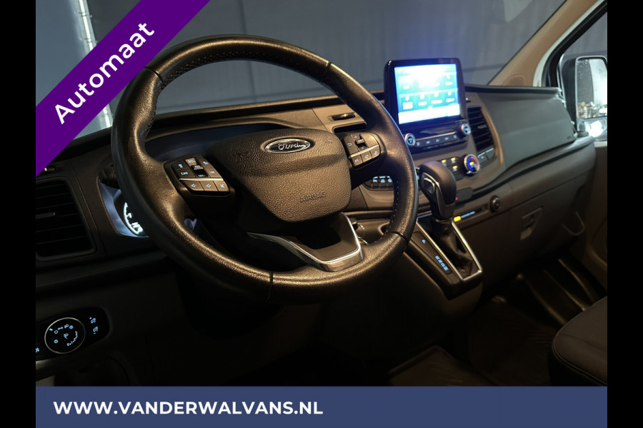 Ford Transit Custom 2.0 TDCI 131pk Automaat L1H1 Euro6 Airco | Camera | Navigatie | Adaptieve Cruisecontrol | Trekhaak | LED Verwarmde voorruit, Parkeersensoren, Bijrijdersbank
