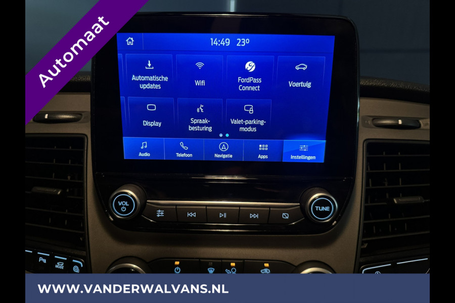 Ford Transit Custom 2.0 TDCI 131pk Automaat L1H1 Euro6 Airco | Camera | Navigatie | Adaptieve Cruisecontrol | Trekhaak | LED Verwarmde voorruit, Parkeersensoren, Bijrijdersbank