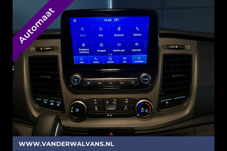 Ford Transit Custom 2.0 TDCI 131pk Automaat L1H1 Euro6 Airco | Camera | Navigatie | Adaptieve Cruisecontrol | Trekhaak | LED Verwarmde voorruit, Parkeersensoren, Bijrijdersbank