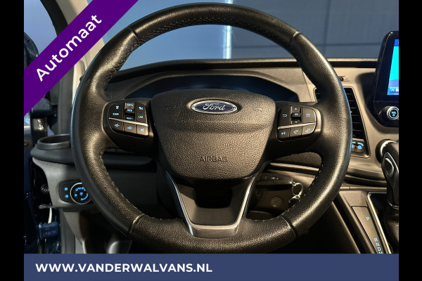 Ford Transit Custom 2.0 TDCI 131pk Automaat L1H1 Euro6 Airco | Camera | Navigatie | Adaptieve Cruisecontrol | Trekhaak | LED Verwarmde voorruit, Parkeersensoren, Bijrijdersbank