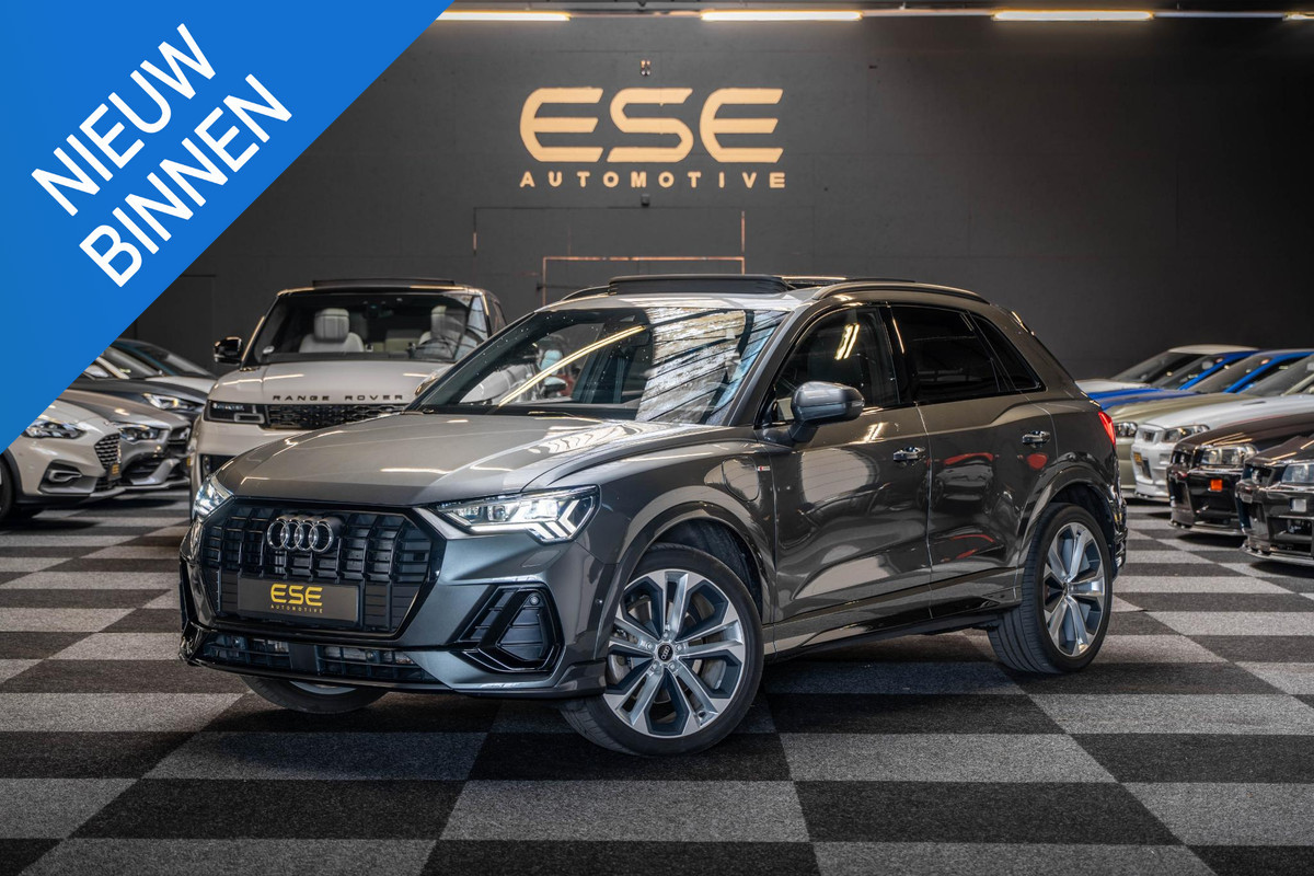 Audi Q3 45 TFSI e S edition | Pano | Keyles | Sfeer | Camera | Matrix Audi Q3 45 TFSI e S edition | Pano | Keyles | Sfeer | Camera | Matrix
