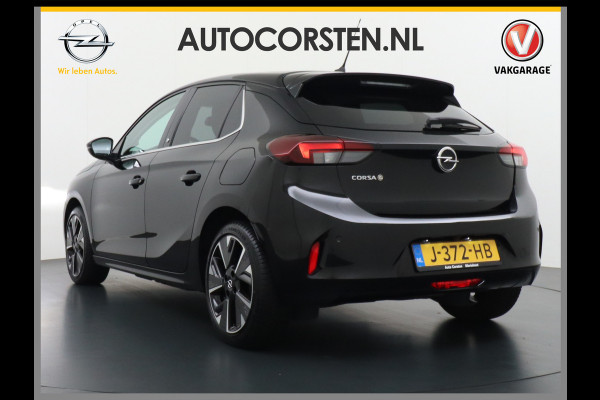 Opel CORSA-E Innovation 50kWh Pano-dak Leer 360°Camera Navi PDC-a+v Opel-Connect Apple Carplay Android Auto Stoelverwarming Ecc Stuurverwarmi Lmv Sensor dodehoek Visio park 1 Keyless Verkeersbord detectie Connected services Dealeronderhouden 1e Eigenaar Origineel Nederlandse Auto € 38.000 nieuw! Accugarantie tot 12-8-2028/160.000km