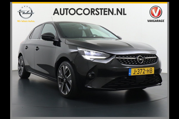 Opel CORSA-E Innovation 50kWh Pano-dak Leer 360°Camera Navi PDC-a+v Opel-Connect Apple Carplay Android Auto Stoelverwarming Ecc Stuurverwarmi Lmv Sensor dodehoek Visio park 1 Keyless Verkeersbord detectie Connected services Dealeronderhouden 1e Eigenaar Origineel Nederlandse Auto € 38.000 nieuw! Accugarantie tot 12-8-2028/160.000km