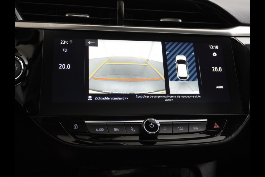 Opel CORSA-E Innovation 50kWh Pano-dak Leer 360°Camera Navi PDC-a+v Opel-Connect Apple Carplay Android Auto Stoelverwarming Ecc Stuurverwarmi Lmv Sensor dodehoek Visio park 1 Keyless Verkeersbord detectie Connected services Dealeronderhouden 1e Eigenaar Origineel Nederlandse Auto € 38.000 nieuw! Accugarantie tot 12-8-2028/160.000km