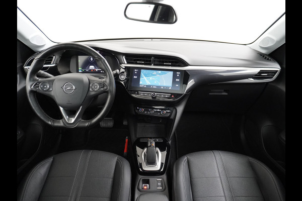 Opel CORSA-E Innovation 50kWh Pano-dak Leer 360°Camera Navi PDC-a+v Opel-Connect Apple Carplay Android Auto Stoelverwarming Ecc Stuurverwarmi Lmv Sensor dodehoek Visio park 1 Keyless Verkeersbord detectie Connected services Dealeronderhouden 1e Eigenaar Origineel Nederlandse Auto € 38.000 nieuw! Accugarantie tot 12-8-2028/160.000km