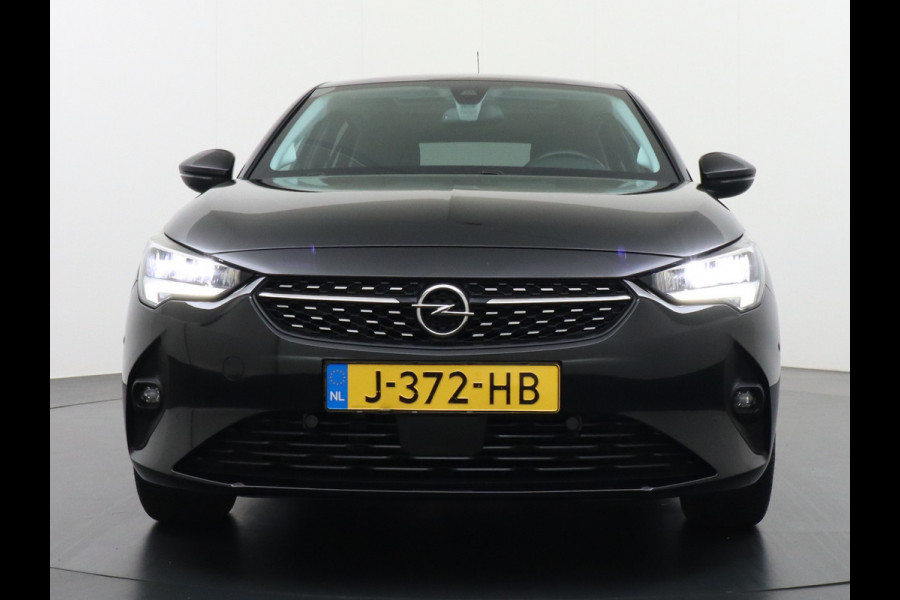 Opel CORSA-E Innovation 50kWh Pano-dak Leer 360°Camera Navi PDC-a+v Opel-Connect Apple Carplay Android Auto Stoelverwarming Ecc Stuurverwarmi Lmv Sensor dodehoek Visio park 1 Keyless Verkeersbord detectie Connected services Dealeronderhouden 1e Eigenaar Origineel Nederlandse Auto € 38.000 nieuw! Accugarantie tot 12-8-2028/160.000km
