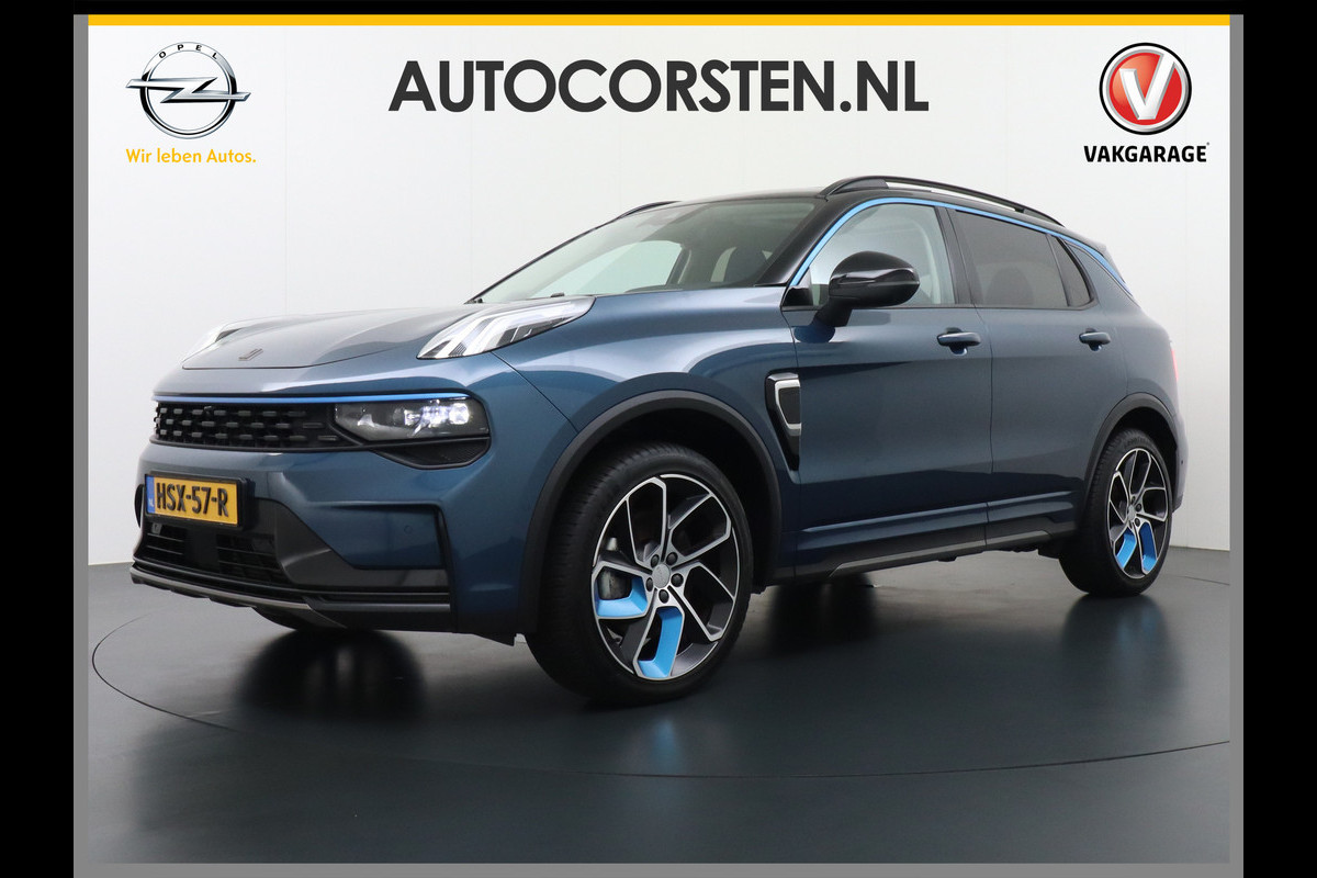 Lynk & Co 01 1.5 PHEV AUT-7 261pk Pano-Schuif-K-dak 20" 360°Camera Apple Carplay Android Auto Adaptive-Cruise Navi Pdc Ecc Keyless Led Plug-I Elek.Memory.Stoel File assistent Dodehoek detector Elektrisch bedienbare achterklep Rijstrooksensor Wifi Verkeersbord detectie 425Nm koppel 3,7kw laadvermogen A-label Euro 6 Hybride Benzine/Elektrisch rijden tot ca.69km 1.800kg trekvermogen Lynk & Co 01 1.5 PHEV AUT-7 261pk Pano-Schuif-K-dak 20" 360°Camera Apple Carplay Android Auto Adaptive-Cruise Navi Pdc Ecc Keyless Led Plug-I Elek.Memory.Stoel File assistent Dodehoek detector Elektrisch bedienbare achterklep Rijstrooksensor Wifi Verkeersbord detectie 425Nm koppel 3,7kw laadvermogen A-label Euro 6 Hybride Benzine/Elektrisch rijden tot ca.69km 1.800kg trekvermogen